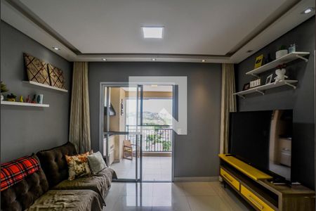 Sala de apartamento à venda com 3 quartos, 85m² em Vila América, Santo André