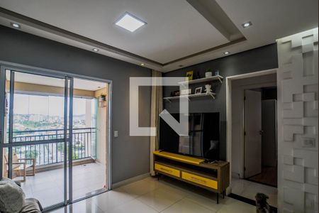 Sala de apartamento à venda com 3 quartos, 85m² em Vila América, Santo André
