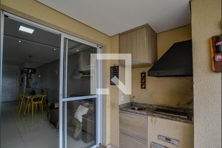 Varanda da Sala de apartamento à venda com 3 quartos, 85m² em Vila América, Santo André