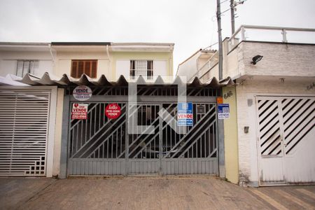 Fachada+Placa de casa à venda com 3 quartos, 112m² em Mandaqui, São Paulo