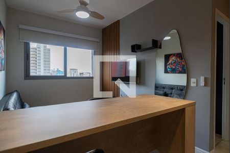 Sala de apartamento para alugar com 1 quarto, 27m² em Bela Vista, São Paulo