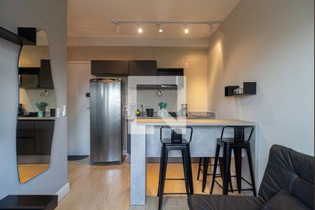 Sala de apartamento para alugar com 1 quarto, 27m² em Bela Vista, São Paulo