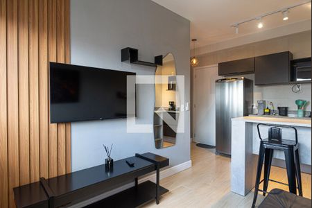 Sala de apartamento para alugar com 1 quarto, 27m² em Bela Vista, São Paulo