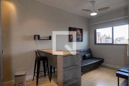 Sala de apartamento para alugar com 1 quarto, 27m² em Bela Vista, São Paulo