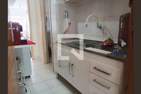 Cozinha de apartamento para alugar com 1 quarto, 30m² em Campos Elíseos, São Paulo