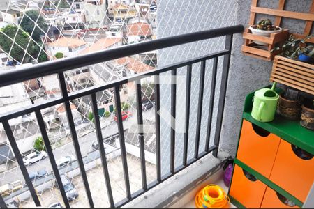 Detalhe - Varanda da Sala e Sala de Jantar de apartamento à venda com 2 quartos, 47m² em Vila Palmeiras, São Paulo