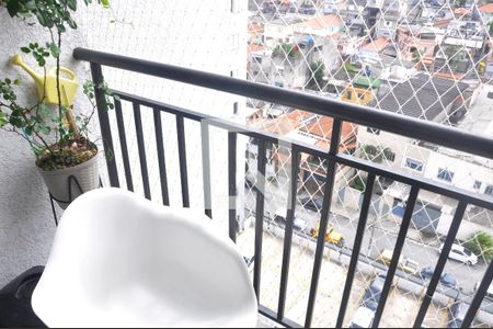 Detalhe - Varanda da Sala e Sala de Jantar de apartamento à venda com 2 quartos, 47m² em Vila Palmeiras, São Paulo