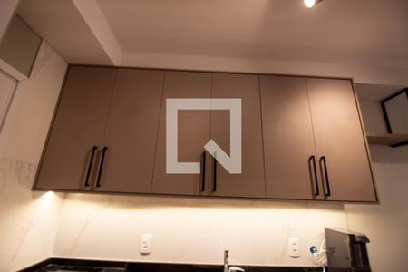 Cozinha de apartamento à venda com 1 quarto, 31m² em Chácara Santo Antônio (zona Sul), São Paulo