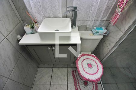 Banheiro Social de apartamento à venda com 2 quartos, 52m² em Ferrazópolis, São Bernardo do Campo