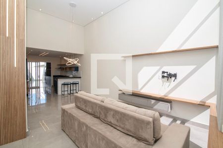 Sala de casa de condomínio para alugar com 3 quartos, 160m² em Parque Franceschini, Hortolândia