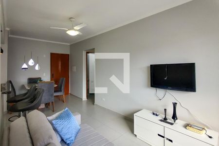 Sala de apartamento para alugar com 1 quarto, 55m² em Vila Tupi, Praia Grande