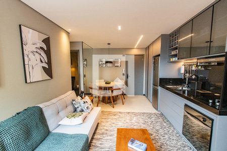 Sala/cozinha de apartamento à venda com 2 quartos, 51m² em Vila Mariana, São Paulo