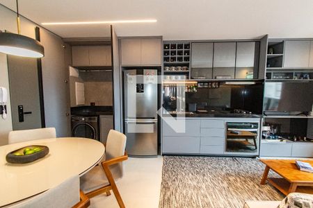 Sala/cozinha de apartamento à venda com 2 quartos, 51m² em Vila Mariana, São Paulo