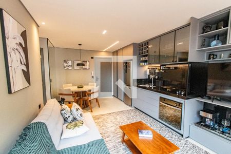 Sala/cozinha de apartamento à venda com 2 quartos, 51m² em Vila Mariana, São Paulo