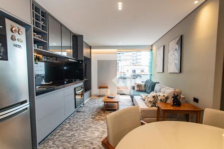Sala/cozinha de apartamento à venda com 2 quartos, 51m² em Vila Mariana, São Paulo