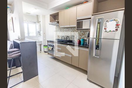 Cozinha de apartamento para alugar com 1 quarto, 55m² em Vila Regente Feijó, São Paulo