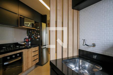 Área de serviço de apartamento à venda com 2 quartos, 58m² em Santa Maria, Santo André