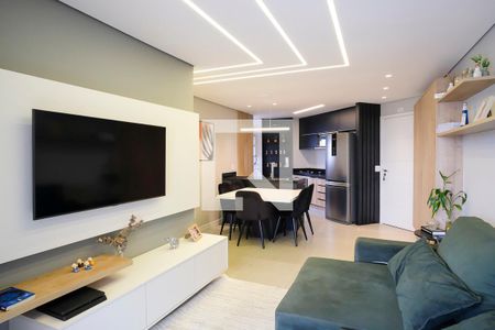 Sala de apartamento à venda com 2 quartos, 58m² em Santa Maria, São Caetano do Sul