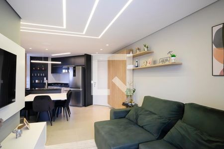 Sala de apartamento à venda com 2 quartos, 58m² em Santa Maria, São Caetano do Sul