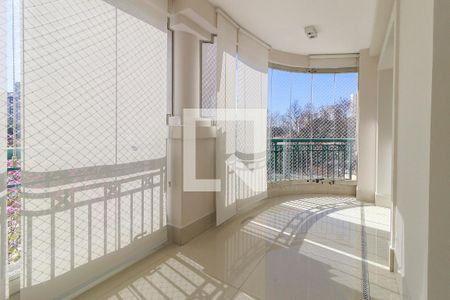 Varanda da Sala de apartamento à venda com 4 quartos, 238m² em Brooklin, São Paulo