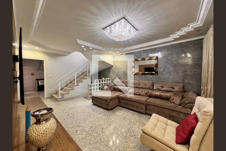 Sala de casa à venda com 4 quartos, 220m² em Jardim Oriental, Santo André