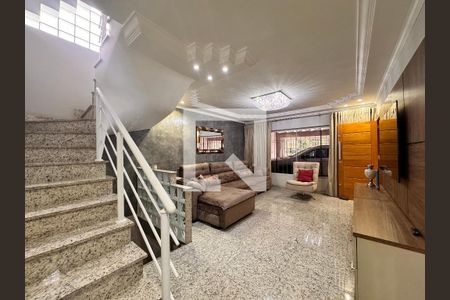 Sala de casa à venda com 4 quartos, 220m² em Jardim Oriental, Santo André