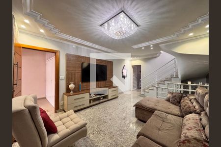 Sala de casa à venda com 4 quartos, 220m² em Jardim Oriental, Santo André