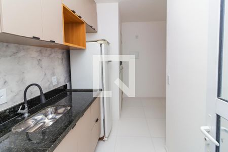 Cozinha de apartamento para alugar com 2 quartos, 45m² em Várzea da Barra Funda, São Paulo