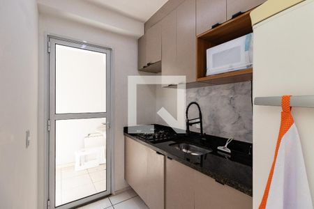 Cozinha de apartamento para alugar com 2 quartos, 45m² em Várzea da Barra Funda, São Paulo