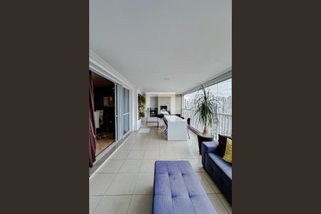 Varanda da Sala de apartamento para alugar com 3 quartos, 137m² em Vila Regente Feijó, São Paulo