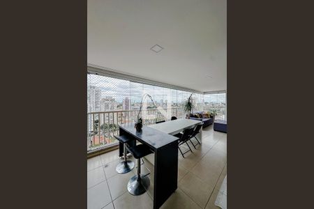 Varanda da Sala de apartamento para alugar com 3 quartos, 137m² em Vila Regente Feijó, São Paulo