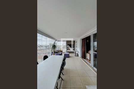 Varanda da Sala de apartamento para alugar com 3 quartos, 137m² em Vila Regente Feijó, São Paulo