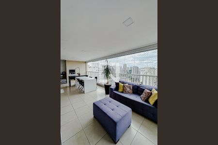 Varanda da Sala de apartamento para alugar com 3 quartos, 137m² em Vila Regente Feijó, São Paulo