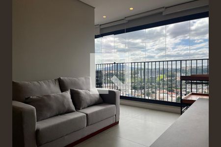 Sala de apartamento para alugar com 2 quartos, 55m² em Vila Anastácio, São Paulo