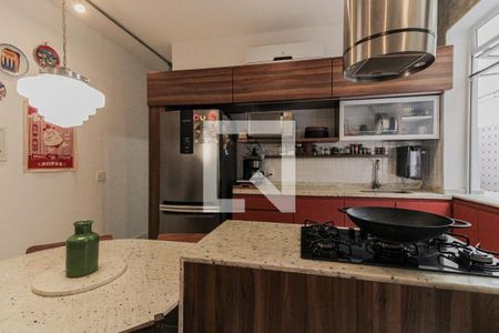 Sala/Cozinha de apartamento à venda com 2 quartos, 85m² em Botafogo, Rio de Janeiro