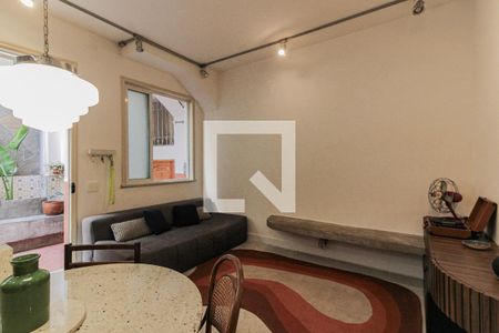 Sala/Cozinha de apartamento à venda com 2 quartos, 85m² em Botafogo, Rio de Janeiro