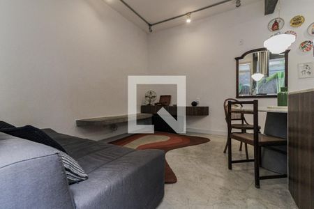 Sala/Cozinha de apartamento à venda com 2 quartos, 85m² em Botafogo, Rio de Janeiro