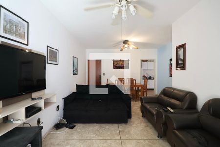 Sala de apartamento para alugar com 2 quartos, 100m² em Balneario Cidade Atlantica, Guarujá