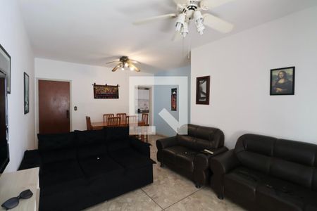 Sala de apartamento para alugar com 2 quartos, 100m² em Balneario Cidade Atlantica, Guarujá