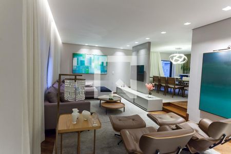 Sala de apartamento à venda com 4 quartos, 180m² em Sion, Belo Horizonte