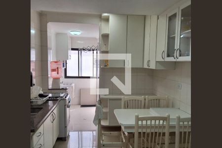 Cozinha de apartamento para alugar com 2 quartos, 75m² em Boqueirão, Praia Grande