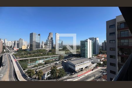 Vista da Sacada de kitnet/studio para alugar com 1 quarto, 25m² em Pinheiros, São Paulo