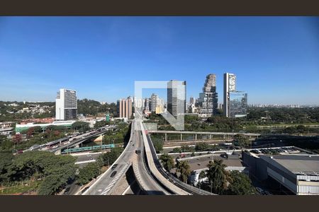 Vista da Sacada de kitnet/studio para alugar com 1 quarto, 25m² em Pinheiros, São Paulo