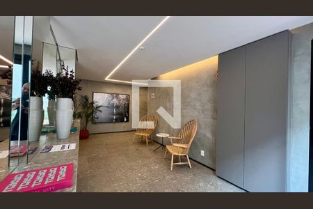 Hall de entrada de kitnet/studio para alugar com 1 quarto, 25m² em Pinheiros, São Paulo