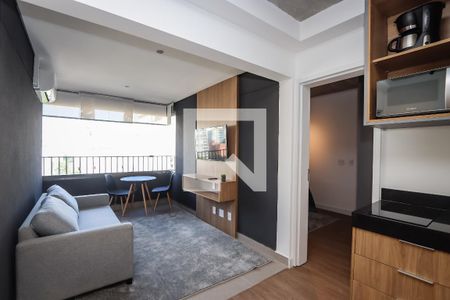 Sala de apartamento para alugar com 2 quartos, 49m² em Cerqueira César, São Paulo