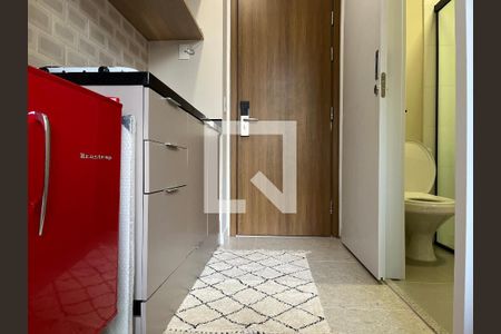 Cozinha de kitnet/studio à venda com 1 quarto, 23m² em Perdizes, São Paulo