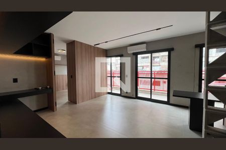 Sala de apartamento para alugar com 1 quarto, 47m² em Pinheiros, São Paulo
