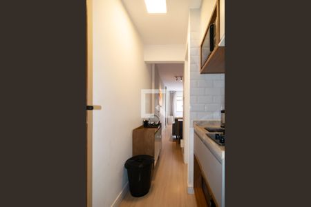 Cozinha de kitnet/studio à venda com 1 quarto, 34m² em Bela Vista, São Paulo