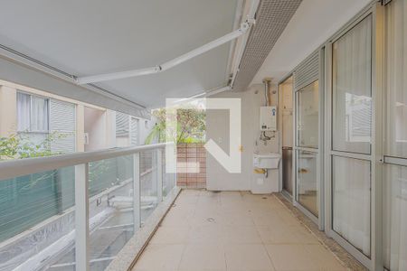 Varanda da Sala de apartamento para alugar com 1 quarto, 67m² em Vila Madalena, São Paulo
