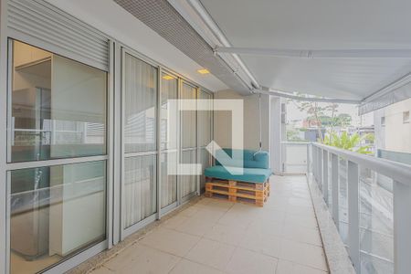 Varanda da Sala de apartamento para alugar com 1 quarto, 67m² em Vila Madalena, São Paulo